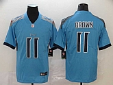 Nike Titans 11 A.J. Brown Blue New Vapor Untouchable Limited Jersey,baseball caps,new era cap wholesale,wholesale hats